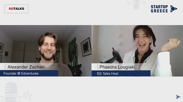 Startup Greece Interview With Alexander Zahari: SGTALKS | EP#77: Alexander Zahari, Founder of Edventures.